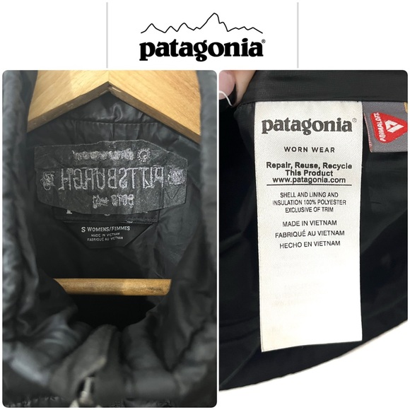 Patagonia 🌄 Women’s Nano Puff Vest • Black • SMALL ***NOTE: Corporate Label*** - Picture 4 of 6